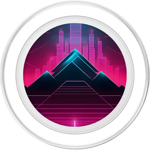 Miniatura 2 de Retrowave 80s Vaporwave Synthwave PopSockets MagSafe PopGrip for iPhone