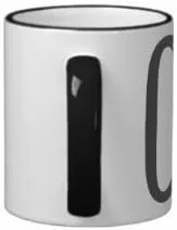 Miniatura 3 de Taza de café con mango negro Ock de 11 onzas