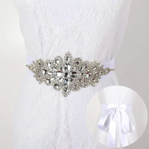 Miniatura 12 de Apliques de cuentas de perlas de diamantes de imitación rojos apliques de novia accesorios de cristal de ajuste de diamantes de imitación