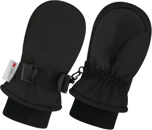 Sarfel Guantes impermeables para niños pequeños, guantes de esquí, guantes de nieve, guantes para bebé, Thinsulate 1-7 años