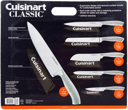 Miniatura 2 de Cuisinart Classic Impressions set de 6 cuchillos de acero alemán