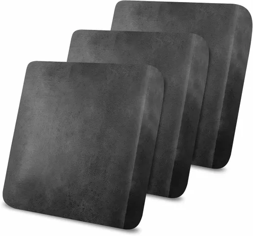 Miniatura 11 de Fundas de cojín tipo cuero para sofá, juego de fundas protectoras de muebles para sillón seccional, sofá biplaza de tela de elastano elástica