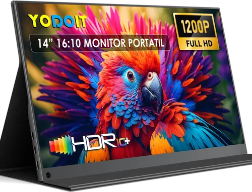Miniatura 9 de Yodoit Laptop Screen Extender, 14" FHD 1920×1080 Travel Monitor with USB Type C Port and Built-in Speakers Compatible with MacBook