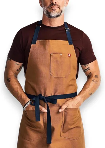 Miniatura 22 de hedley & bennett Essential Apron - Professional Chef Apron with Pockets & Adjustable Bib Strap for Cooking & Grilling