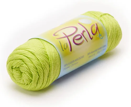 Miniatura 6 de LA Perla de Omega - Hilo Perle 100% algodón mercerizado ideal para ganchillo fino - Color: 01 - Blanco 601