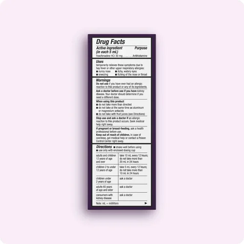 Miniatura 2 de 12 Horas de Alivio de la alergia, cereza, 4 onzas, CHATTEM531277, 1, 1