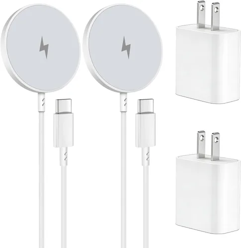 Miniatura 12 de Cargador Inalámbrico Magnético Rápido Apple Mag-Safe para iPhone 16 Pro Max/16 Pro/iPhone 15 Pro Max/15 Plus/14/13/12/AirPods 3/2/Pro/Pro 2