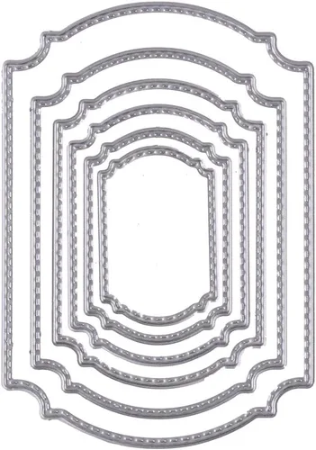 Miniatura 9 de DECORA Plantillas de estampado de troqueles de corte de metal para bricolaje álbum de recortes, álbum de fotos, herramientas decorativas para hacer