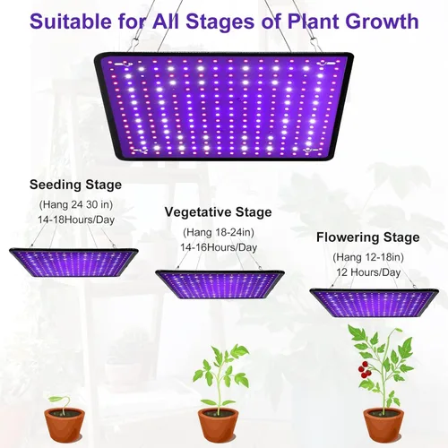 Miniatura 3 de Luz de Cultivo LED Mejorada, Luz de Plantas de Espectro Completo de Alta Eficiencia y Alto Rendimiento, Luces de Cultivo para Plantas