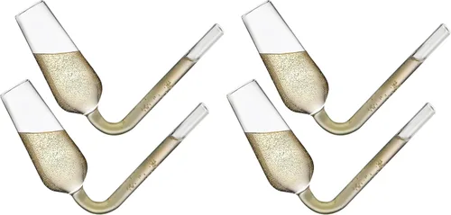 Miniatura 8 de Godinger Copas de champán, copas de champán, copas de champán, copas de champán, copa de champán para beber champán, regalos de elefante blanco