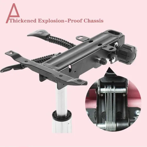 Miniatura 4 de Silla ejecutiva grande y alta, silla de escritorio con respaldo alto de 400 libras, silla ejecutiva de piel sintética, altura ajustable, silla Blanco