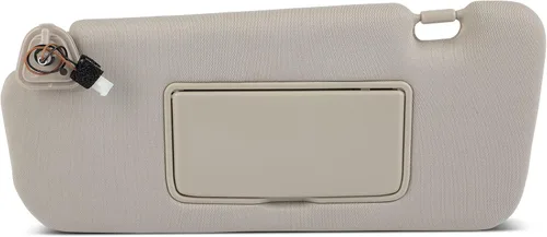 Miniatura 21 de Visera parasol beige para automóvil del lado izquierdo del conductor sin techo corredizo para Toyota para Highlander, montaje de repuesto