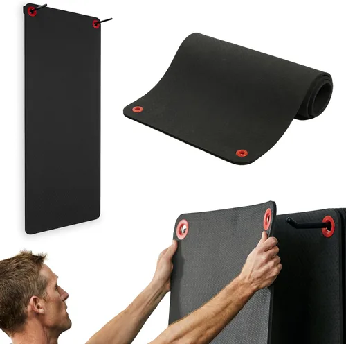 SPRI Hanging Exercise Mats for Gyms, Closed-Cell Foam Yoga & Fitness Mats with Grommets, Thick Workout Mats for Studios & Group Fitness Classes,