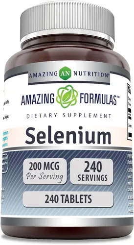 Miniatura 2 de Amazing Formulas Selenio 200 mcg 480 tabletas Suplemento Sin OMG Sin gluten Fabricado en Estados Unidos