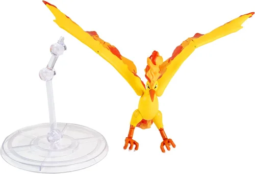 Miniatura 5 de Pokémon - Figura de batalla articulada de Moltres de 15 cm con soporte de exhibición - Licencia oficial - Regalo coleccionable de Pokémon para niños