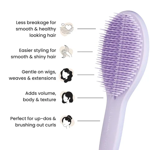 Miniatura 4 de Tangle Teezer The Ultimate Styler - Cepillo para peinar el cabello en seco, mantene, mezcla y añade volumen, textura y brillo, nube lila