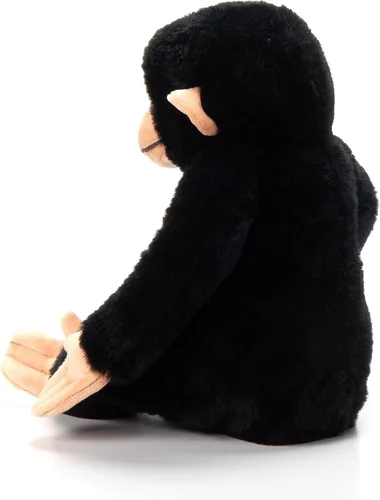 Miniatura 6 de The Petting Zoo Peluche de chimpancé, regalos para niños, animales salvajes del zoológico Onez, juguete de peluche de chimpancé de 12 pulgadas