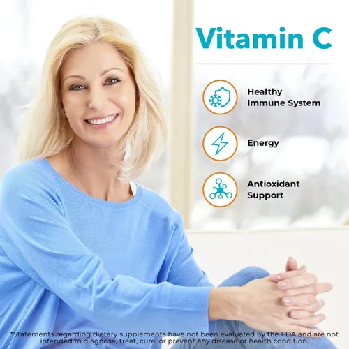 Miniatura 3 de Juvenon Suplemento de defensa del bienestar inmunológico con vitamina C, cinc quelado, refuerzo inmunológico, beneficios antioxidantes para adultos