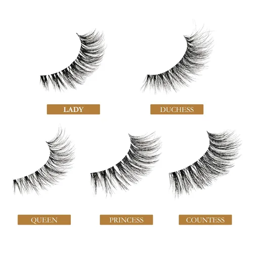 Miniatura 4 de VLuxe - Pestañas postizas, pestañas de tira Royal Muse, pestañas lujosas y esponjosas, volumen y rizo súper naturales, ligeras y cómodas (mujer)