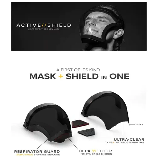 Miniatura 6 de 2 Pack Escudo Facial de Plástico, Equipo Completo de Protección Facial con Seguridad para Unisex y Adulto, Escudo Facial Reutilizable para 2