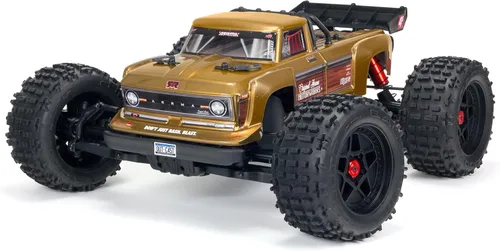 Miniatura 10 de ARRMA Camión RC Outcast 4X4 4S BLX 1/10 4WD Camión de acrobacias RTR (batería y cargador no incluidos), rojo, ARA4410V2T4