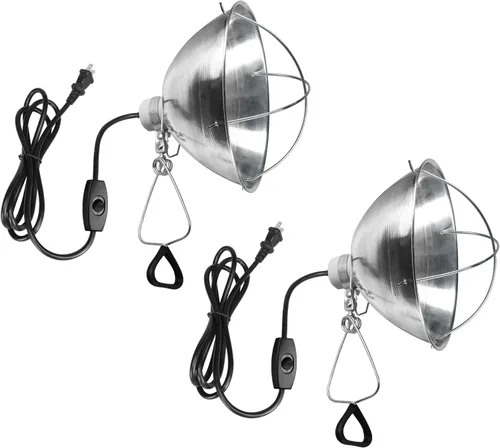 Miniatura 16 de Simple Deluxe - Paquete de 6 lámparas de abrazadera de 8.5 pulgadas con reflector de aluminio de hasta 150 W, cable de 6 pies
