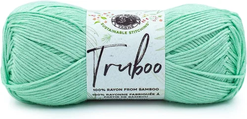 Miniatura 66 de (1 Madeja) Lion Brand Yarn Truboo Yarn, Aguamarina