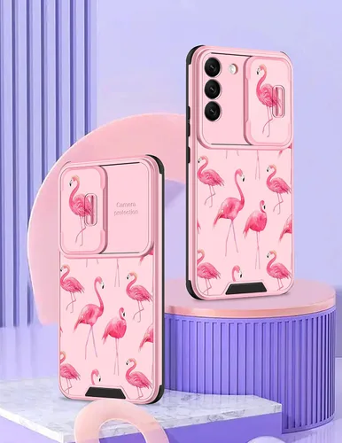 Miniatura 4 de Funda para Samsung Galaxy S22 Plus con diseño de flamencos para mujer, funda de teléfono linda y femenina, diseño bonito de animales, estético