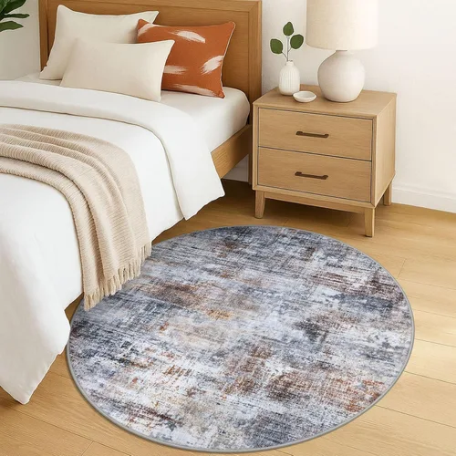 Miniatura 1139 de IOHOUZE Alfombra abstracta lavable de 3 x 12 pies para pasillos, antideslizante para cocina, camino de entrada de lana sintética para interiores