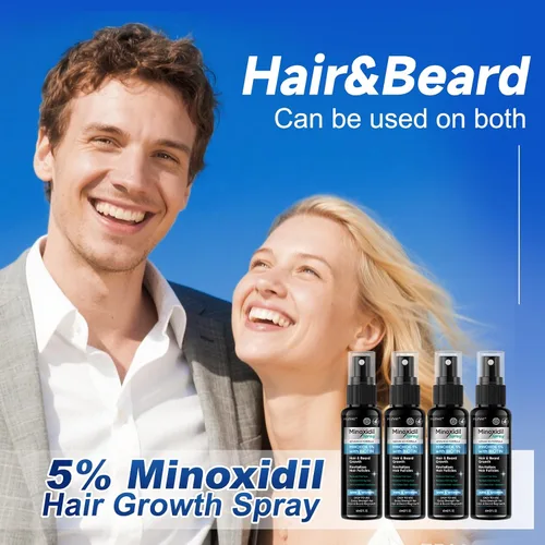 Miniatura 7 de Minoxidil al 5% para tratamiento de pérdida de cabello para hombres, minoxidil para mujeres, aerosol para el crecimiento del cabello, para hombres