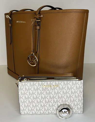Miniatura 4 de Michael Kors MICHAEL Michael Kors Jet Set - Bolso de hombro grande TZ de viaje con doble cierre para la muñeca