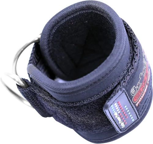 Miniatura 7 de Correas de tobillo para máquinas de cable con doble anillo en D, puños de neopreno premium ajustables para mejorar piernas, abdominales y glúteos