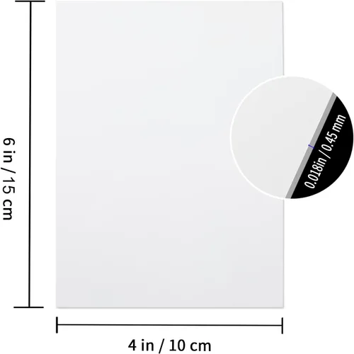 Miniatura 2 de 20 piezas de fotos de metal de sublimación en blanco de 4 x 6 pulgadas x 0.018 in, marco de póster de sublimación de pared de metal (blanco)
