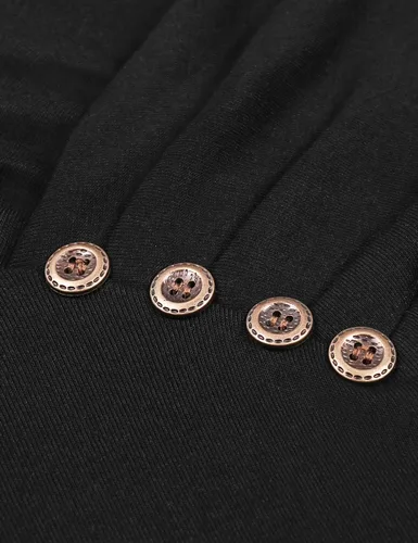 Miniatura 3 de Sudadera con capucha Miagooo con dobladillo irregular, túnica de manga larga, bolsillo, estilo informal.