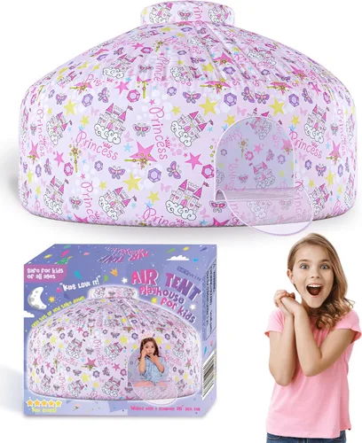 Miniatura 14 de Skywin Tienda de campaña de camuflaje Shadow Fort Air para niños (77 x 50 pulgadas) se construye en 30 segundos, tiendas de campaña para niños