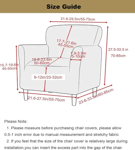 Miniatura 2 de LiveGo - Funda elástica para sillón de mediados de siglo moderno de 1 pieza, fundas de acento de jacquard para silla con brazos, fundas impermeables