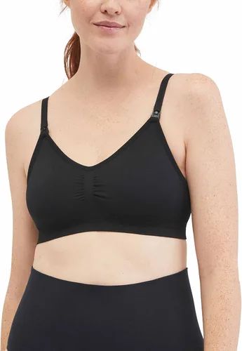 Motherhood Maternity Brasier de lactancia sin costuras con clip para mujer, lavable a máquina, tallas S a 3X, disponibles en paquetes de 1 y 2