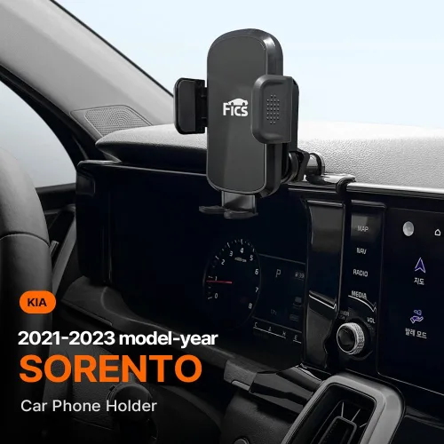 Miniatura 8 de FICS Soporte de teléfono de coche para Kia Sorento 2021 2022 2023 – Montaje personalizado para integración de pantalla sin costuras, accesorios