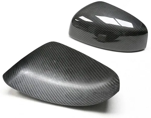 Miniatura 3 de Cubierta de espejo retrovisor lateral para 2009-2020 Nissan 370Z Z34 fibra de carbono negra