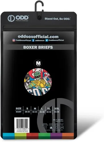 Miniatura 6 de Odd Sox Calzoncillos tipo bóxer para hombre, Transformers, G.I. Joe, Power Rangers