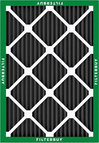 Miniatura 8 de Filterbuy Filtro de aire MERV 8 de 20 x 25 x 1 pulgadas (paquete de 12), filtros de aire plisados para calefacción, calefacción, aire acondicionado
