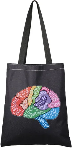 Miniatura 11 de G2TUP Brain Anatomy Gift Neuroscience Cosmetic Bag Neurology Nurse Makeup Bag Nursing S-tudent Anatomical Layout Brain Zipper Travel Bag