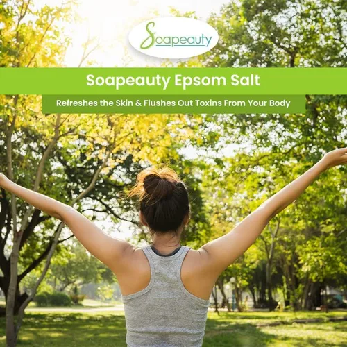 Miniatura 4 de Soapeauty Sal de Epsom – Sulfato de magnesio 100% puro grado USP, Kosher, sin OMG, sin perfume, sal de Epsom para baño y remojo de pies Fabricado