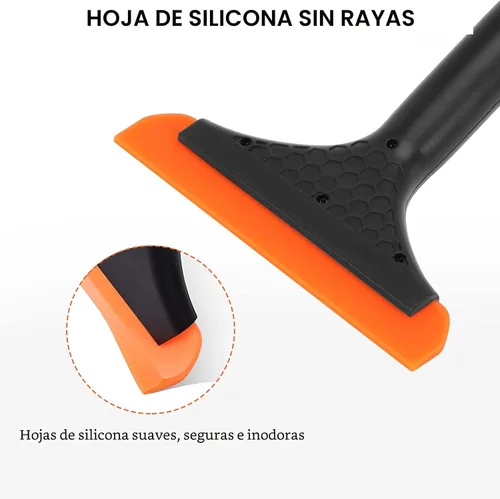 Miniatura 3 de SetSail Escobilla de ducha para puertas de cristal, pequeña escobilla de goma para puerta de vidrio, mini escobilla de silicona para ventana