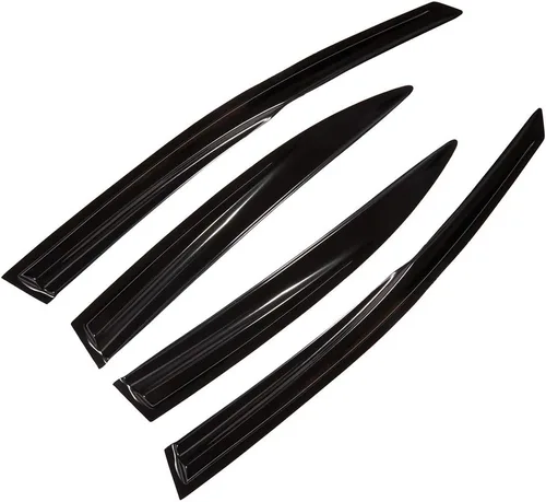 Miniatura 9 de Ventvisor - Deflector de ventana lateral para ventana, juego de protectores de lluvia para Honda 2006-2011 para Honda para Civic 4 Dr LX DX Sedan