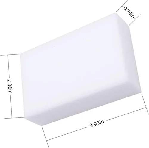 Miniatura 5 de Esponja de melamina, paquete de 100 esponjas mágicas, almohadillas de limpieza de espuma, esponja multifuncional para limpieza del hogar