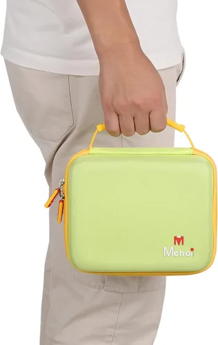 Miniatura 8 de Estuche de transporte de almacenamiento compatible con el juego de letras magnéticas Leapfrog Fridge Phonics, amarillo, solo funda