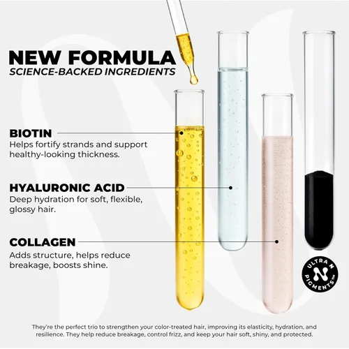 Miniatura 6 de naissant Mascarilla tonificante para cabello negro frío Pigmentos de ultra alta pureza Neutraliza los matices rojos y anaranjados Ácido