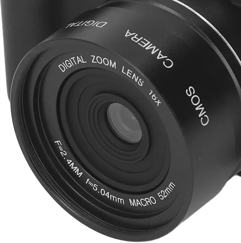 Miniatura 7 de Cámara digital compacta 4K para regalo, cámara de vlogging de enfoque automático de 56MP 16X, pantalla HD de 3.0 pulgadas, mini cámara DV de punto