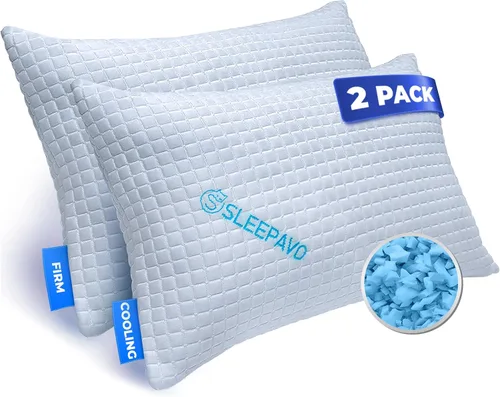 Miniatura 8 de Almohada ajustable de espuma viscoelástica triturada tamaño Queen – Rayón suave o firme derivado de la almohada de bambú para dormir de lado
